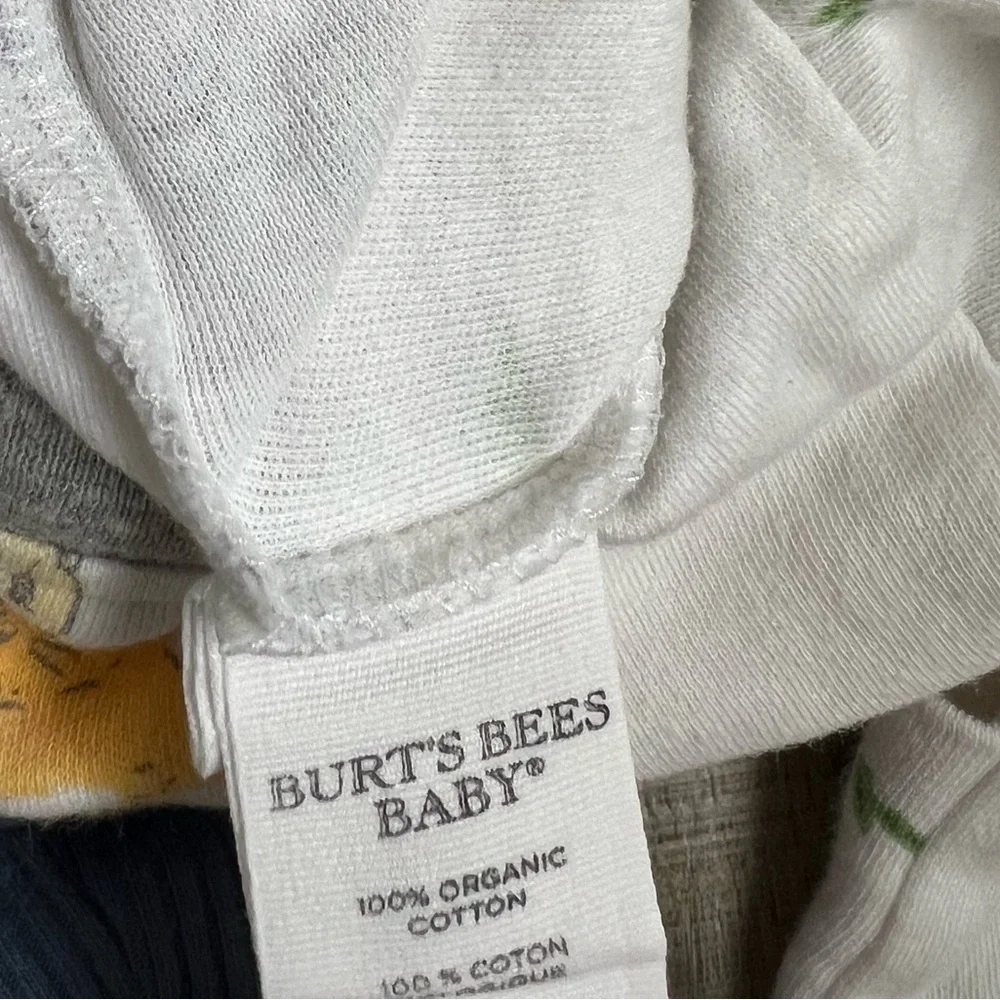 Burt's Bees and Gap Baby Footies Size 0-3 Months